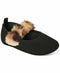 First Impressions Baby Girls Faux-Fur Strap Flat Black Size 2 (3-6 months)